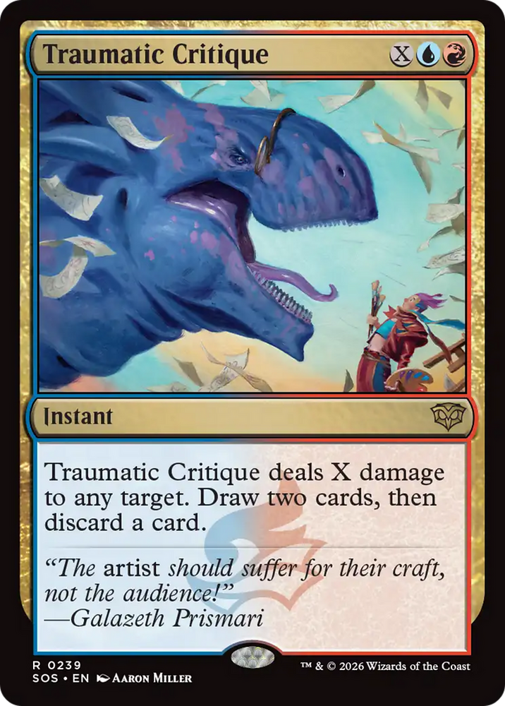 Traumatic Critique [Secrets of Strixhaven]