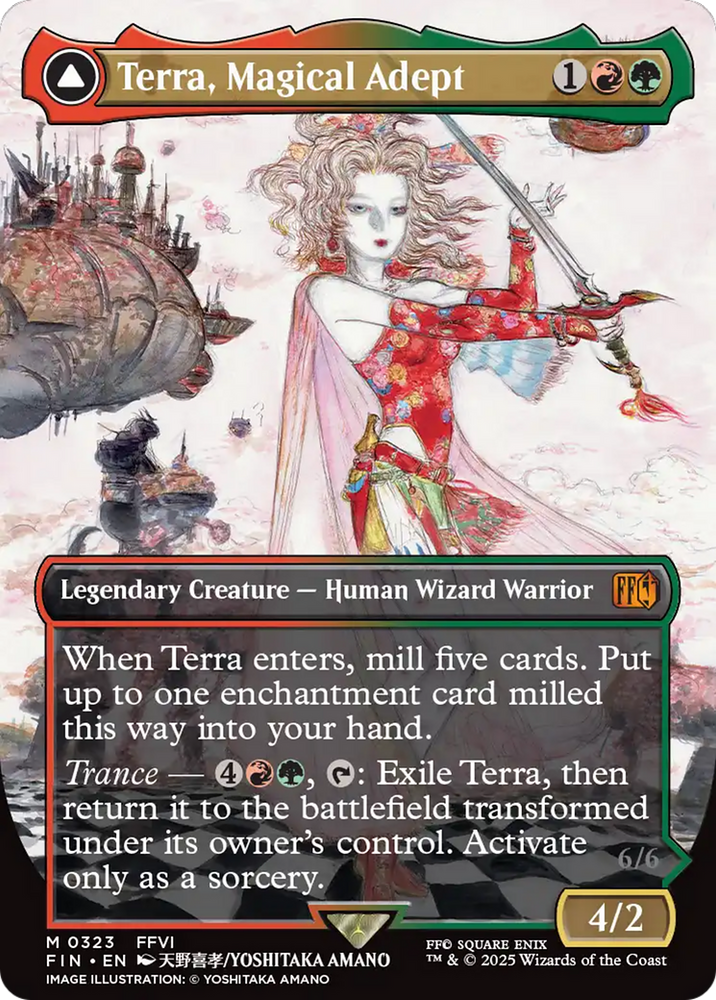 Terra, Magical Adept // Esper Terra (Borderless) [FINAL FANTASY]