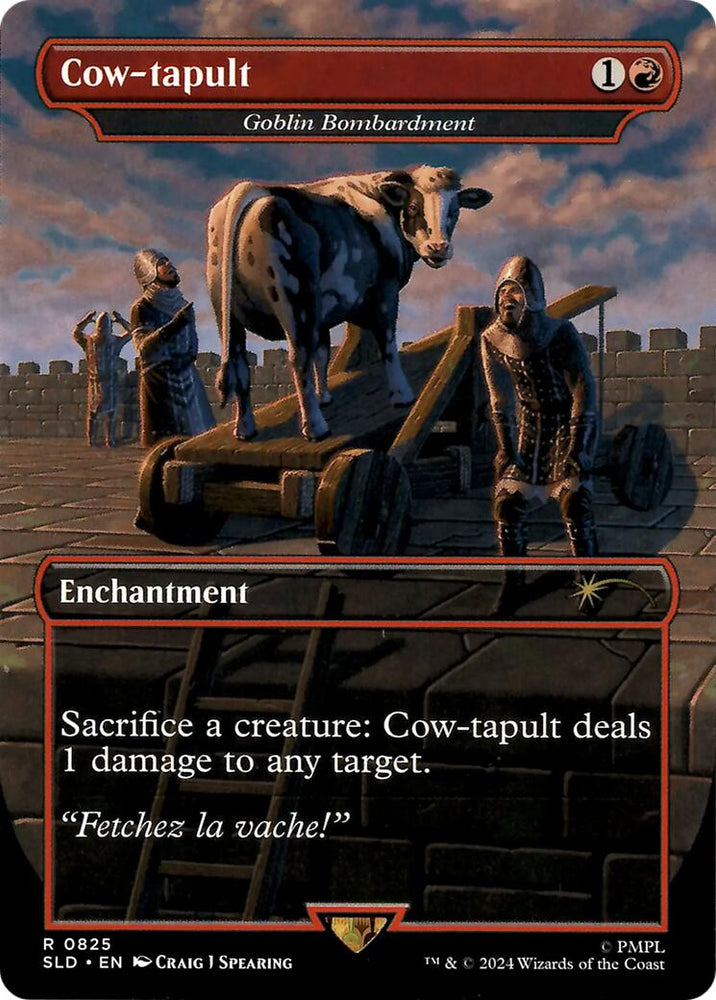 Cow-tapult - Goblin Bombardment [Secret Lair Drop Series]