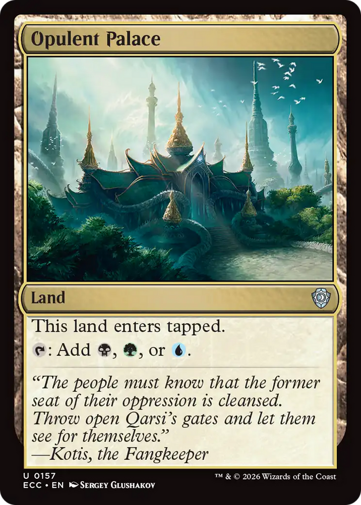 Opulent Palace [Lorwyn Eclipsed Commander]