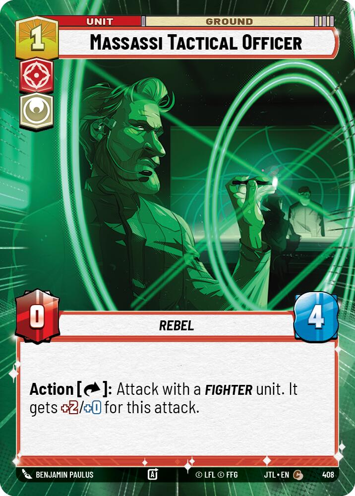 Massassi Tactical Officer (408) (Hyperspace) (408) [Jump to Lightspeed]
