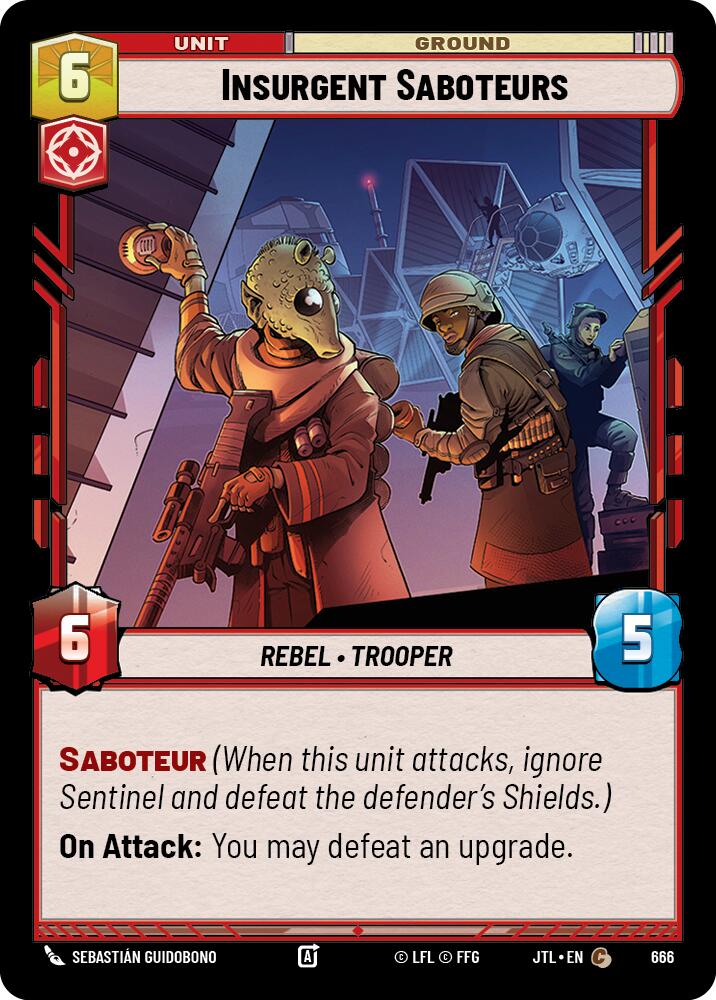Insurgent Saboteurs (666) (666) [Jump to Lightspeed]