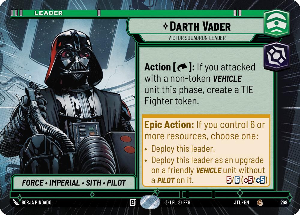 Darth Vader - Victor Squadron Leader (268) (Hyperspace) (268) [Jump to Lightspeed]