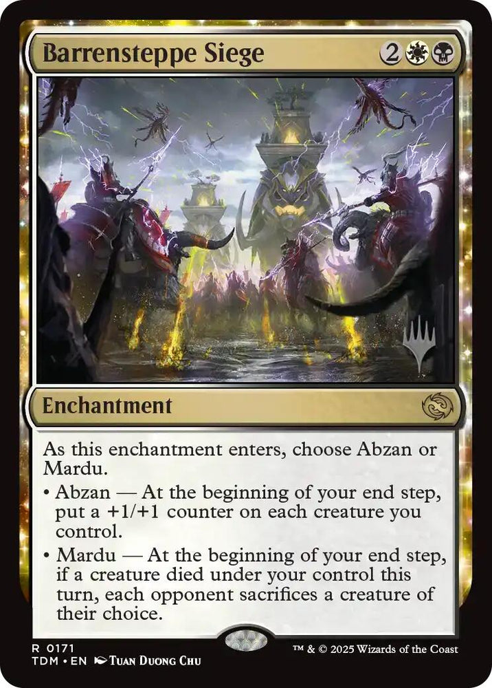 Barrensteppe Siege [Tarkir: Dragonstorm Promos]
