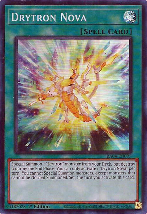 Drytron Nova [RA04-EN097] Super Rare