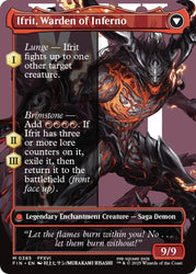 Clive, Ifrit's Dominant // Ifrit, Warden of Inferno (Borderless) (0385) [FINAL FANTASY]