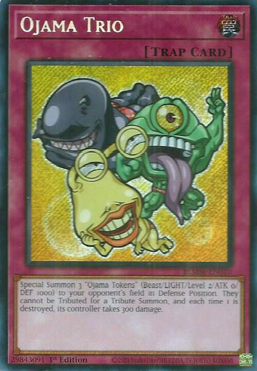 Ojama Trio [BLMM-EN010] Secret Rare