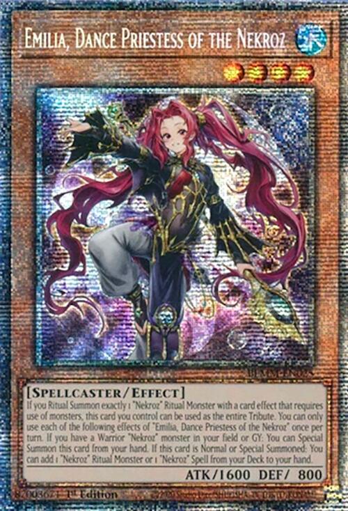 Emilia, Dance Priestess of the Nekroz (Starlight Rare) [BLMM-EN025] Starlight Rare