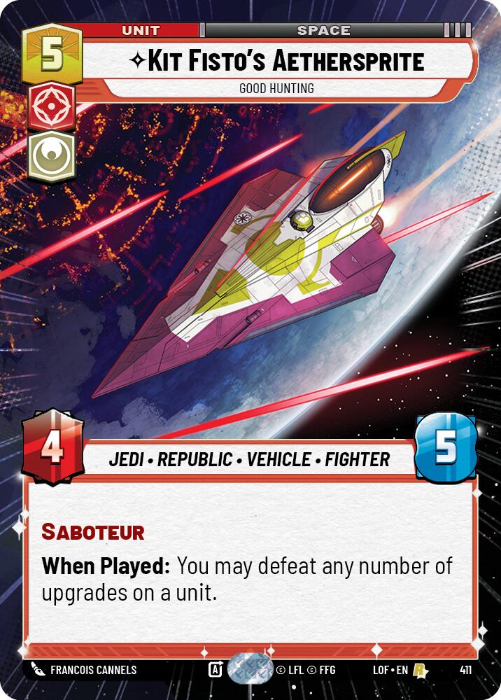 Kit Fisto's Aethersprite - Good Hunting (411) (Hyperspace) (411) [Legends of the Force]