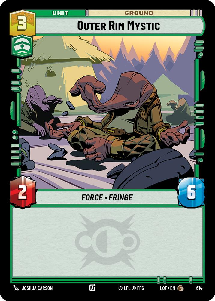 Outer Rim Mystic (614) (Foil) (614) [Legends of the Force]