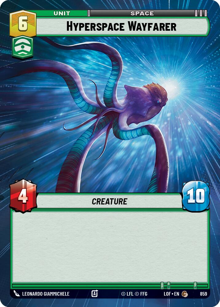 Hyperspace Wayfarer (859) (Hyperspace Foil) (859) [Legends of the Force]