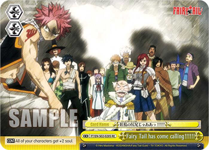Fairy Tail has come calling!!!!!! (FT/EN-S02-028S SR RE) [Fairy Tail Chronicle Set]