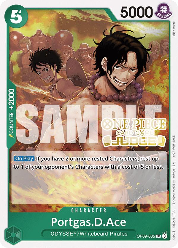 one piece card game judge pack Portgas.D.Ace (Judge Pack Vol. 6) [One Piece Promotion Cards]