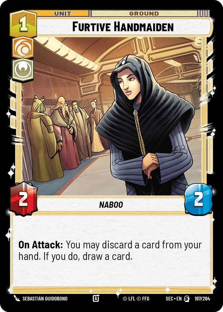 Furtive Handmaiden (197/264) (197/264) [Secrets of Power]