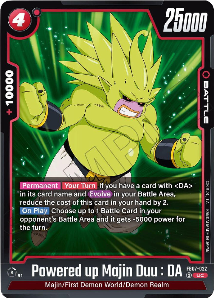 Powered Up Majin Buu : DA [Wish For Shenron]