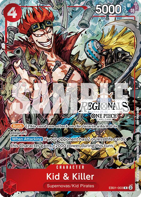 Kid & Killer (Online Regional Participation Pack 2025 Vol.2) [One Piece Promotion Cards]