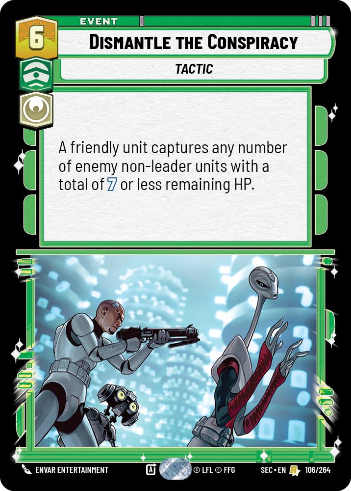 Dismantle the Conspiracy (106/264) (106/264) [Secrets of Power]