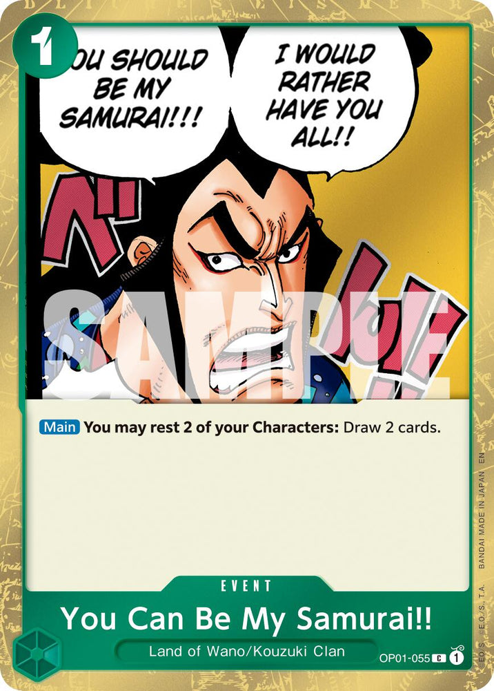 You Can Be My Samurai!! (Pirate Foil) [Premium Booster -The Best- Vol. 2]