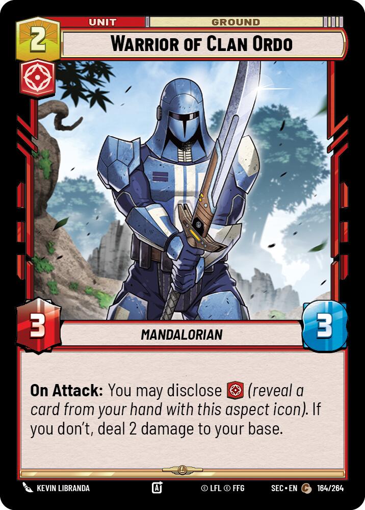Warrior of Clan Ordo (164/264) (164/264) [Secrets of Power]