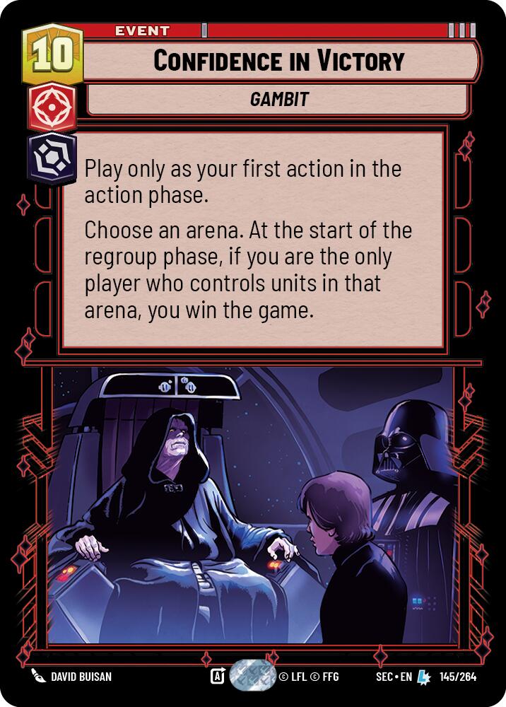 Confidence in Victory (145/264) (145/264) [Secrets of Power]
