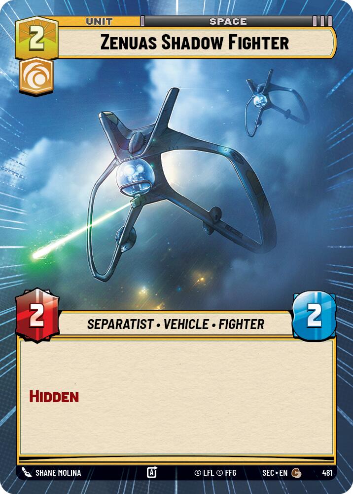 Zenuas Shadow Fighter (481) (Hyperspace) (481) [Secrets of Power]