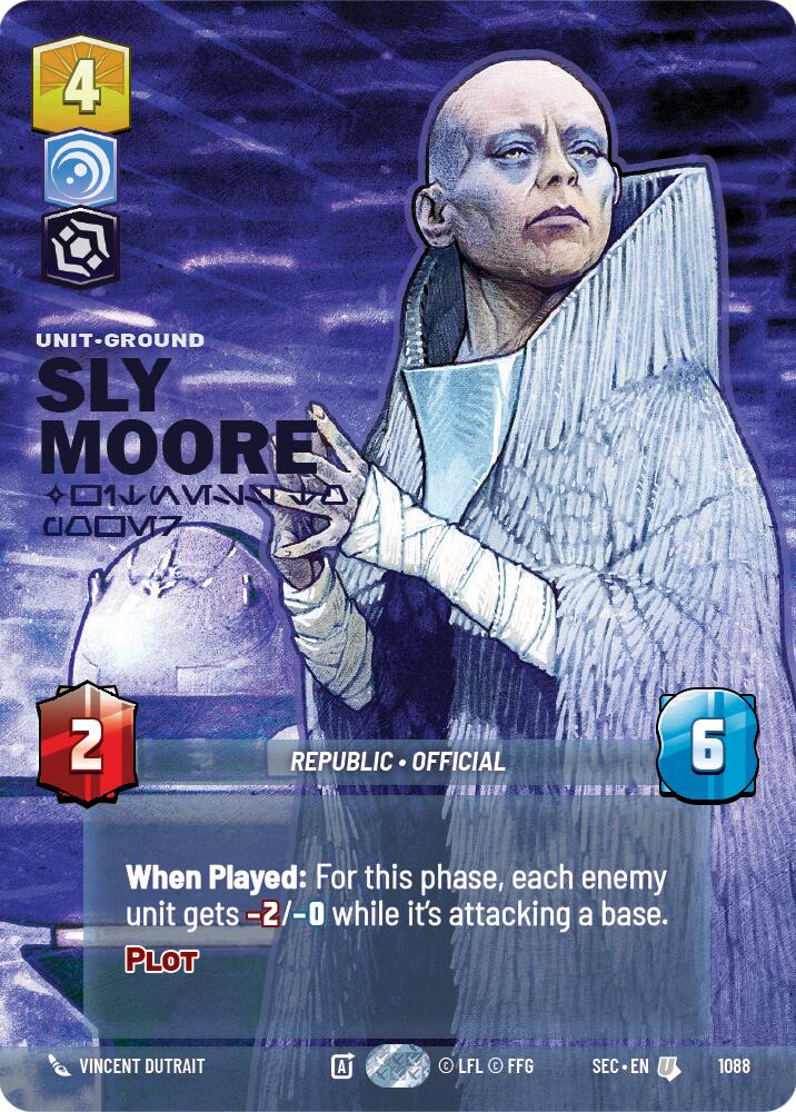 Sly Moore - Witness to Power (Prestige Foil) (1088) (1088) [Secrets of Power]