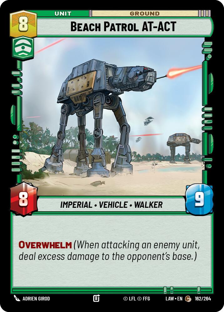 Beach Patrol AT-ACT (162/264) (162/264) [A Lawless Time]