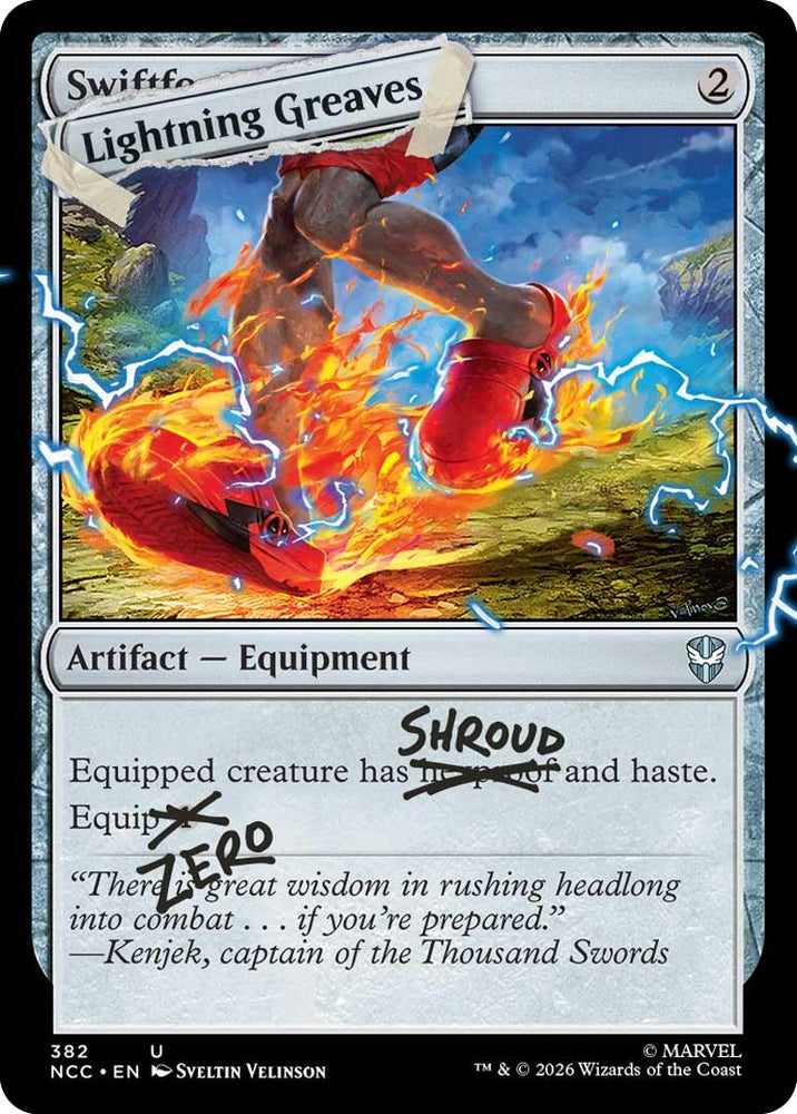 Lightning Greaves (382) [Secret Lair Drop Series]