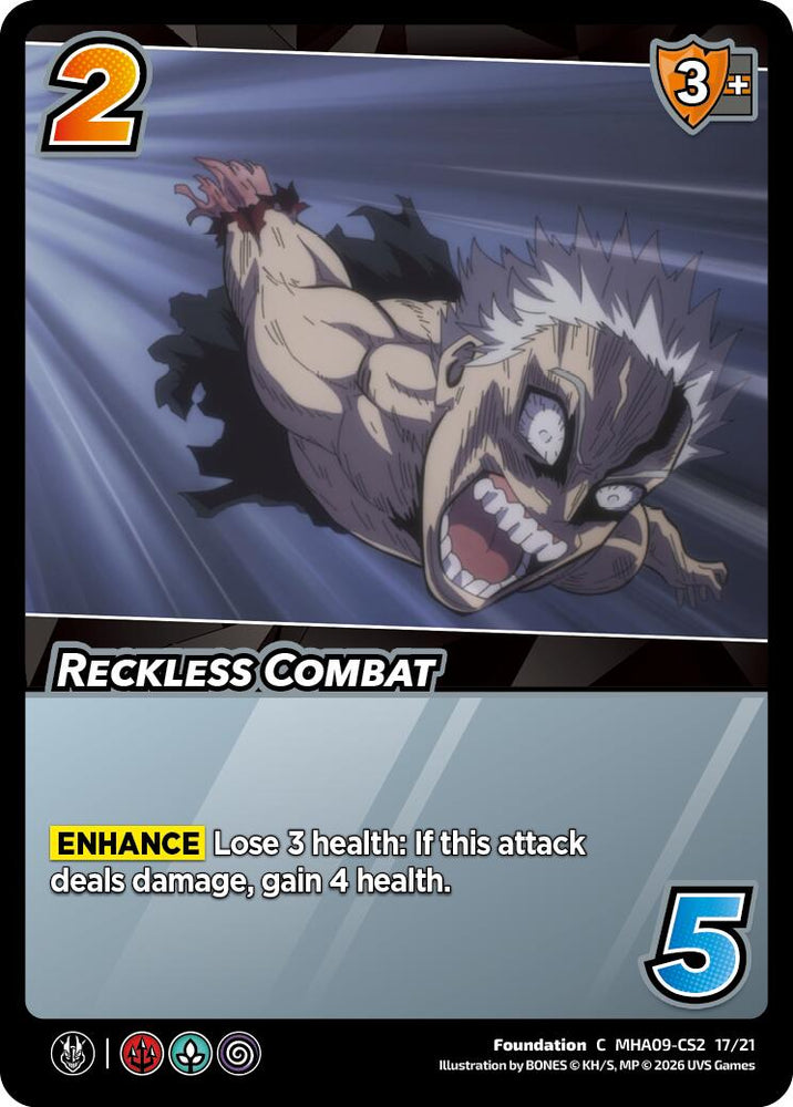 Reckless Combat [Challenger Series: My Hero Academia - Final Battle]