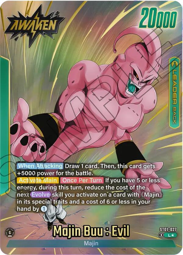 Majin Buu/Majin Buu : Pure Evil // Majin Buu : Evil (Alternate Art) [Story Booster 01]