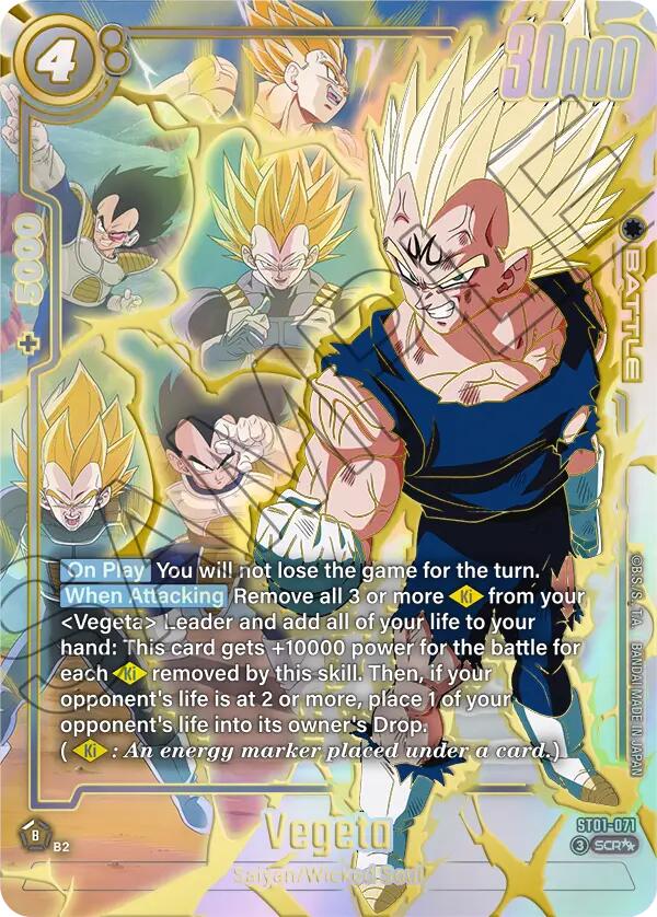 Vegeta (ST01-071) (Super Alternate Art) [Story Booster 01]