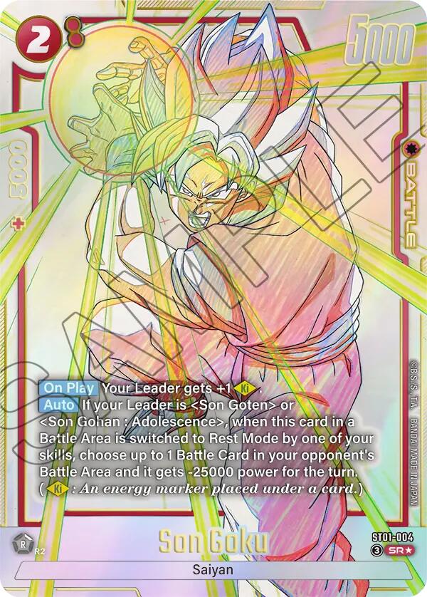 Son Goku (ST01-004) (Alternate Art) [Story Booster 01]