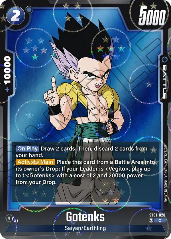 Gotenks (ST01-020) (Dragon Ball Pattern) [Story Booster 01]