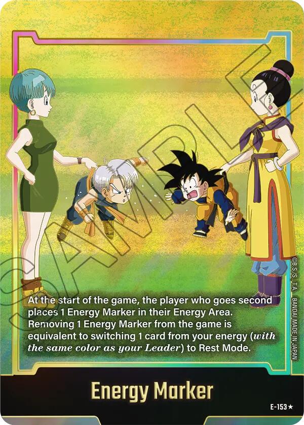 Energy Marker (E-153) (Gold) [Fusion World Energy Markers]