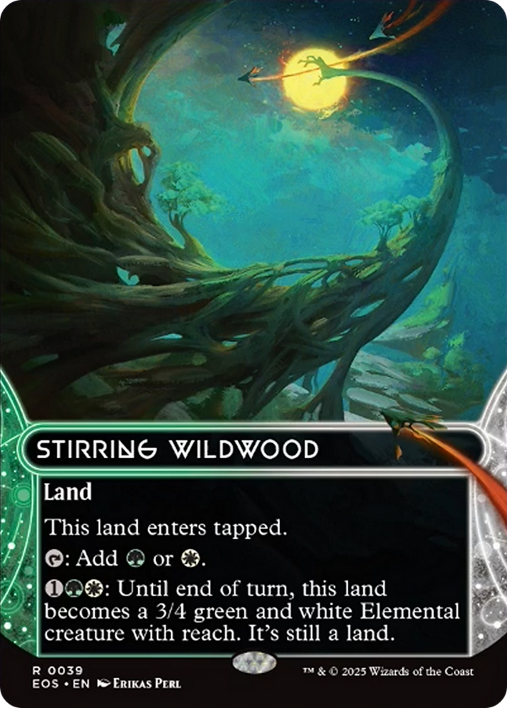 Stirring Wildwood (0039) (Borderless) [Edge of Eternities: Stellar Sights]