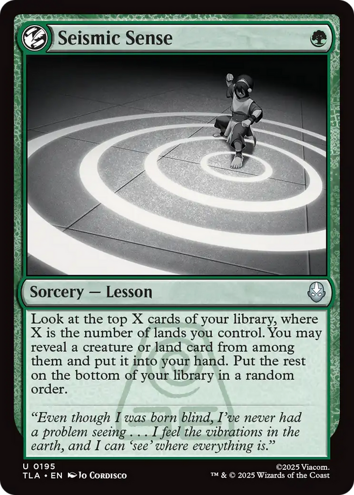 Seismic Sense [Avatar: The Last Airbender]
