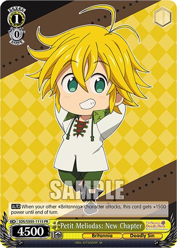 Petit Meliodas: New Chapter (Foil) [The Seven Deadly Sins: Revival of The Commandments]